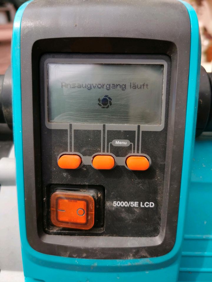 Gardena Pumpe Hauswasserwerk Typ 5000/5E LCD Artno. 1759 Defekt in Hammersbach