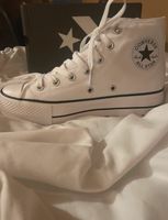 Converse All star chucks plateau in Weiß Bremen-Mitte - Bahnhofsvorstadt  Vorschau