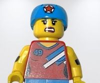 Lego® Minifigur col136 Roller Derby Girl Rollschuhfahrerin Skater Nordrhein-Westfalen - Bottrop Vorschau