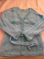 Strickjacke aus Baumwolle M türkis -grün Handmade Königs Wusterhausen - Wildau Vorschau