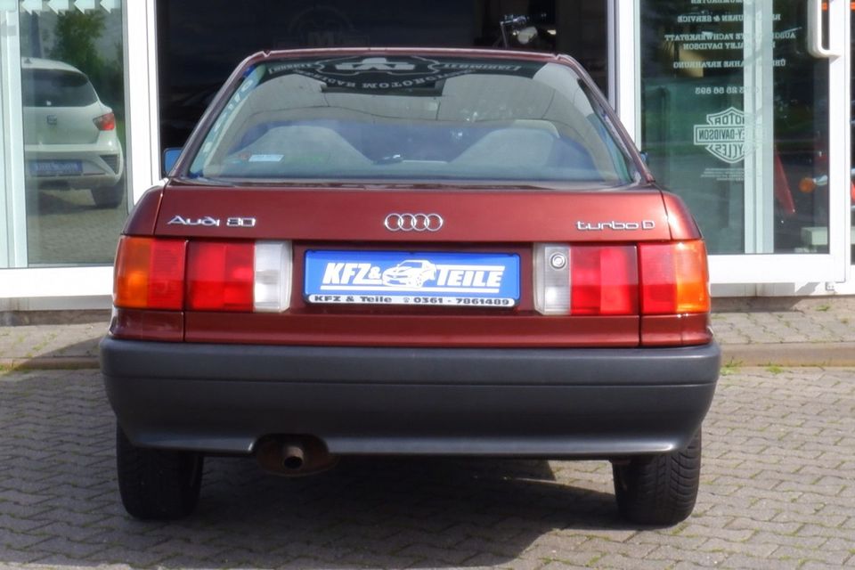 Audi 80 B3 Turbodiesel ROSTFREI H - Kennzeichen Klima in Erfurt