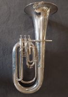 Antoine Courtois Paris Bariton / Euphonium, versilbert + Koffer Niedersachsen - Hagenburg Vorschau