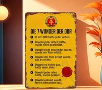 DDR Deutsches Warnschild DDR Wunder Niedersachsen - Hilter am Teutoburger Wald Vorschau