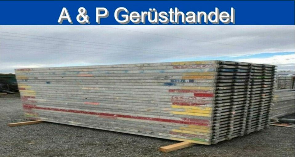 ***Alu Rahmentafel 2,07x0,61m Layher Gerüst Baugerüst*** in Groß-Gerau