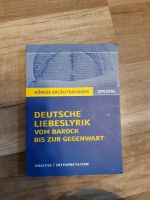 Königs Erläuterungen Spezial Deutsche Liebeslyrik Niedersachsen - Eydelstedt Vorschau