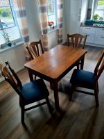 *stabiler Küchentisch, ausziehbar und 4 passende bequeme Stühle* Niedersachsen - Elsfleth Vorschau