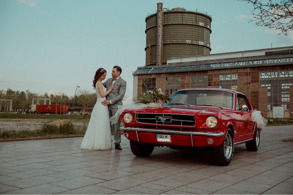 Mustang mieten V8 Hochzeitsauto in Duisburg