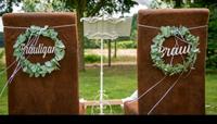 Stuhlschild | Hochzeit | Braut | Bräutigam Nordrhein-Westfalen - Kerken Vorschau
