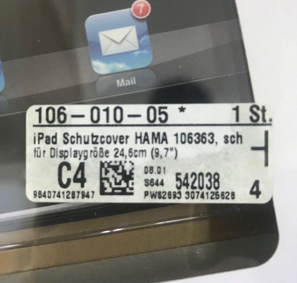 Schutzhülle Cover iPad 9,7" Hama NEU in Rot am See