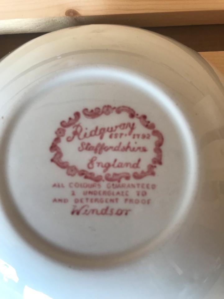 Dessertschälchen Salatschälchen Ridgway Staffordshire Windsor in Worms