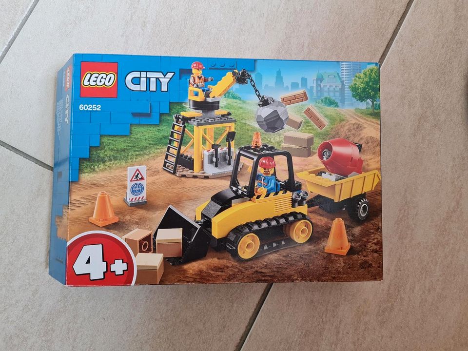 Lego City 60252, Bagger Baustelle, mit Karton in Höxter