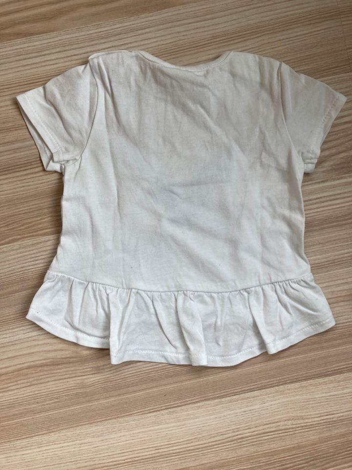 Set T-Shirt mit Hose Größe 68 Bio-Baumwolle  weiß in Niederorschel