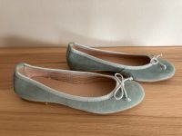 Ballerina mint salbei Leder Venturini Gr. 37 w hilfiger tamaris Hessen - Witzenhausen Vorschau