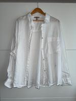 Leinenbluse weiß Hessen - Schlitz Vorschau