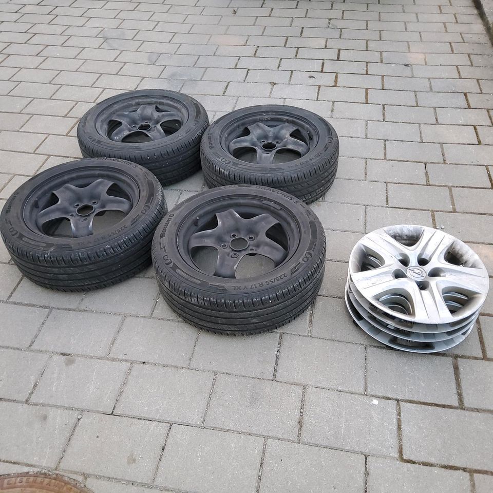 225/55 R17 Sommerreifen Kompletträder Original Opel Felgen in Riedlingen