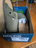 Pantoletten Herren velour leder oliv Rohde neu Boston Clogs Sachsen - Zittau Vorschau