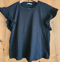 Süsses Rüschenshirt, Schwarz, Zara, Gr.L Hessen - Rödermark Vorschau