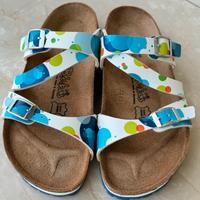 Birki's Salina Gr. 37 - NEU! Leder-Fußbett, Punkte-Design Nordrhein-Westfalen - Neuss Vorschau