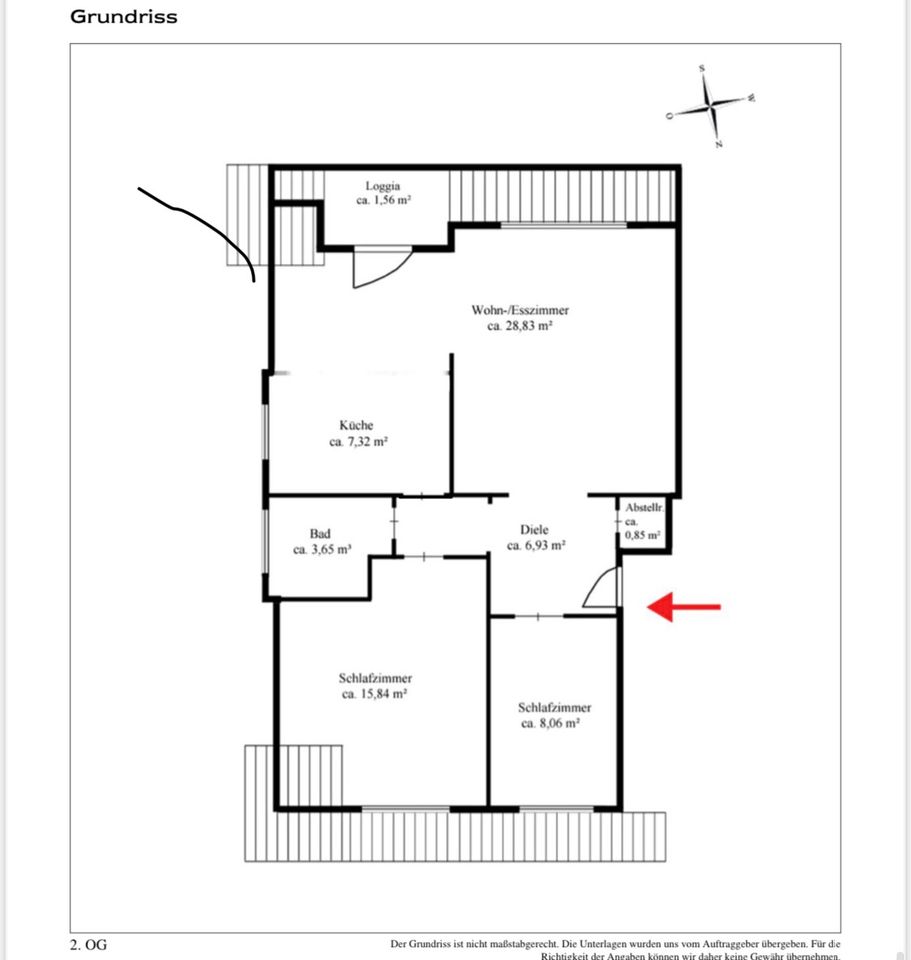 Sanierte 3 Zimmer mit Balkon und Garage in Bremen