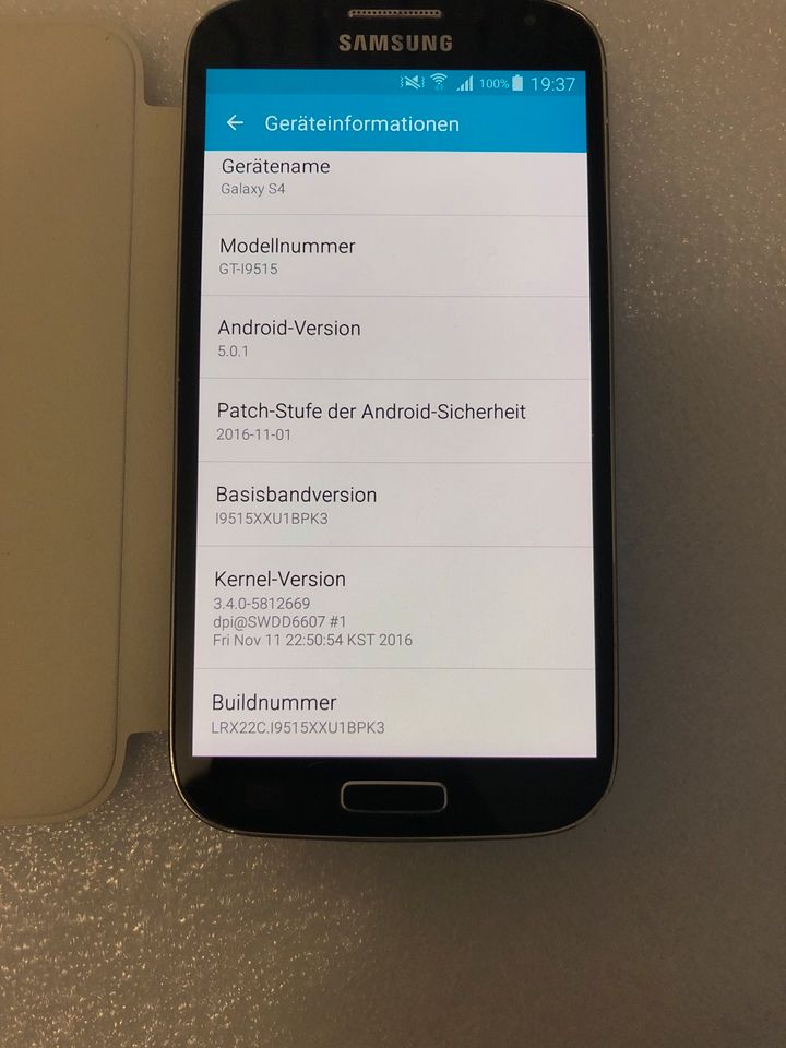 Samsung Galaxy S4 GT-I9515 16 GB inkl. Originalverpackung + Hülle in Wesseling