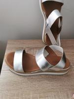 Super leichte Sommer Sandalen in Silber Bayern - Memmingen Vorschau