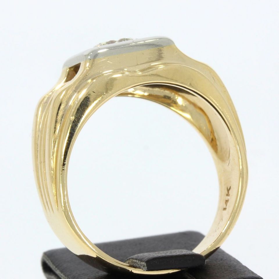 Wert: 4390,- Brillant 0,7ct Goldring 14K 585 bicolor pdddd 29593 in Düsseldorf