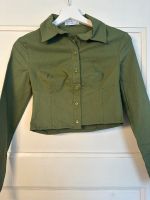 Bershka Bluse grün Khaki 36 S Oberteil Shirt corsett Sommer Nordrhein-Westfalen - Oberhausen Vorschau