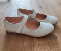 Ballerina Schuhe Kommunion Hochzeit Feier ivory weiß Creme Gr. 34 Bayern - Neufahrn Vorschau