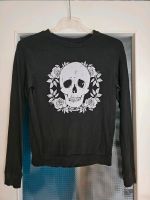 Sweatshirt Pullover Totenkopf dunkelgrau weiß XS, 34, 164, 170, Altona - Hamburg Lurup Vorschau