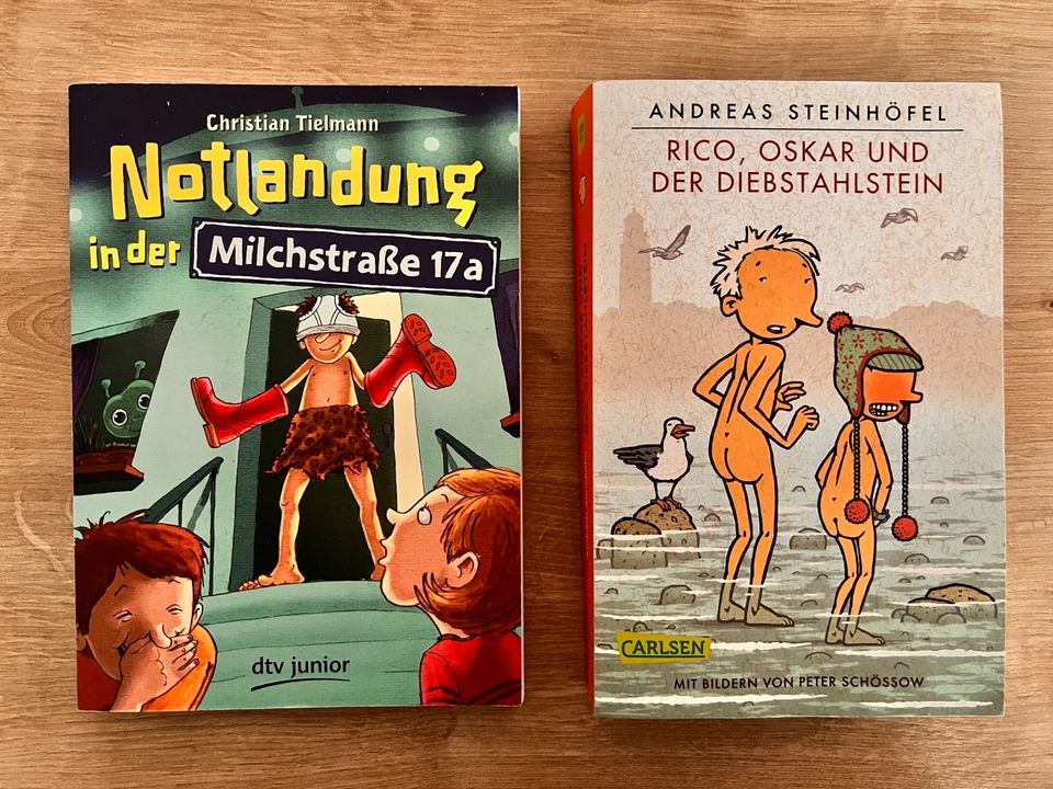Jugendbücher Rico, Oskar + Notlandung in der Milchstraße in Essen