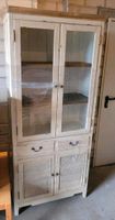 Vitrine, Schrank, Landhaus, Vintage, Holz, Vitrinenschrank Nordrhein-Westfalen - Neukirchen-Vluyn Vorschau