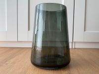 Vase Windlicht Laterne Glas grau 28cm +LED Kerzen m.Fernbedienung München - Ludwigsvorstadt-Isarvorstadt Vorschau