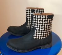 Neu Omoda Mädchen Stiefel Gr. 33 Übergang Leder Fell Schwarz Weiß Bayern - Eching (Kr Freising) Vorschau