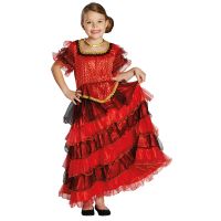 Flamenco kleid Kostüm Karneval Fasching Gr. 116 Mottoland Bayern - Burglengenfeld Vorschau