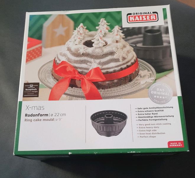 Kaiser X-mas Kuchenform 22cm Rodonform Ring cake mould Kaiser in Bayern -  Günzburg | eBay Kleinanzeigen ist jetzt Kleinanzeigen