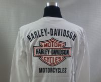 Harley Bar & Shield Long Sleeve T-Shirt weiß M,L,XL,XXL HD Biker Mecklenburg-Vorpommern - Penkun Vorschau