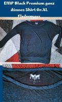 Dünnes langarm Shirt EMP Damen Gr.XL blau-schwarz Saarland - Ottweiler Vorschau