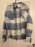 Kariertes Männerhemd/Jacke - Blau, Weiß Sachsen - Heidenau Vorschau