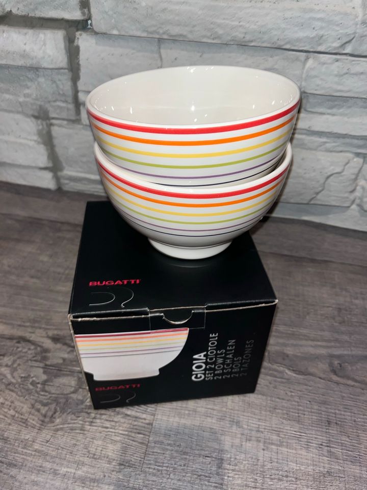 Bugatti Regenbogenschalen (14cm) NEU in Dahlen