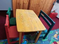 Kinder Tisch mit 2 Stühlen und einer Bank Berlin - Spandau Vorschau