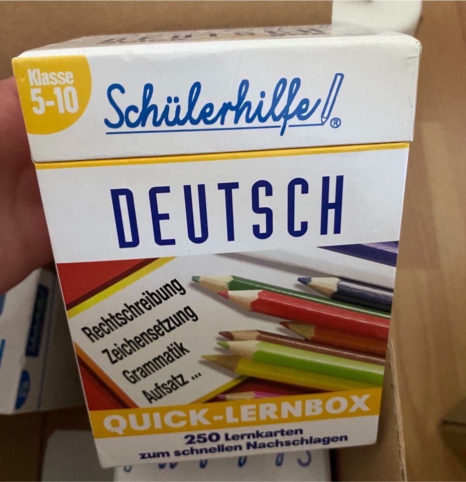 Schülerhilfe Quick Lernboxen und Duden SMS Bücher in Dresden