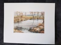 Druck Aquarell Günther Kaphammel Spring Mascherode ungerahmt Niedersachsen - Remlingen Vorschau