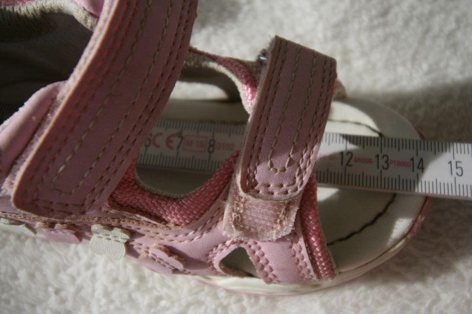 Mädchen Sandalen Cup Cake Sommerschuhe Gr. 22 innen 14cm rosa in Theismühlen