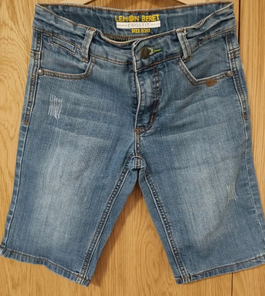 Lemon Beret Jeans Shorts Gr 152 in Heubach