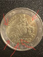 2 Euro Griechenland 2002 mit einen S in Stern Fehlprägung Nordrhein-Westfalen - Gummersbach Vorschau