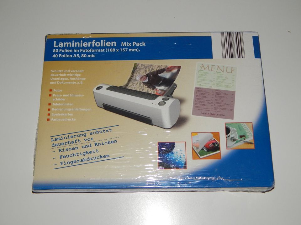 Laminierfolien 80 mic Mix Pack 40x A5 80x Fotoformat 108x157 NEU in Lotte