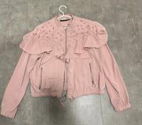 Rosafarbene Jacke mit Rüschen und Perlen Details Gr. Xs Hessen - Dillenburg Vorschau