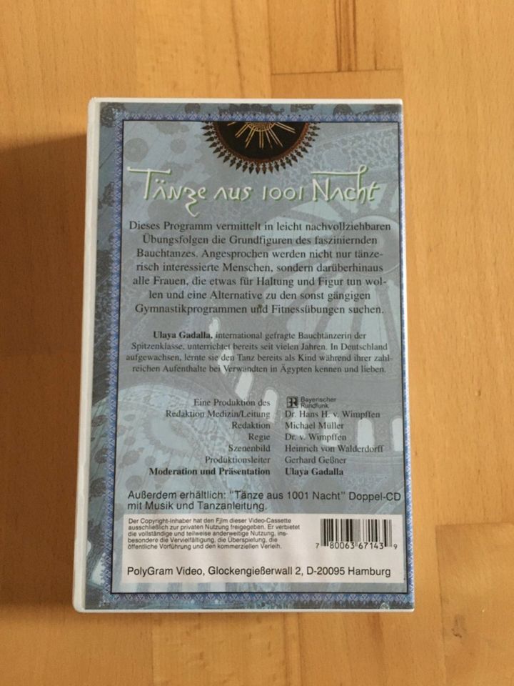 Tänze aus 1001 Nacht - Bauchtanz - VHS-Videokassette in Stettfeld