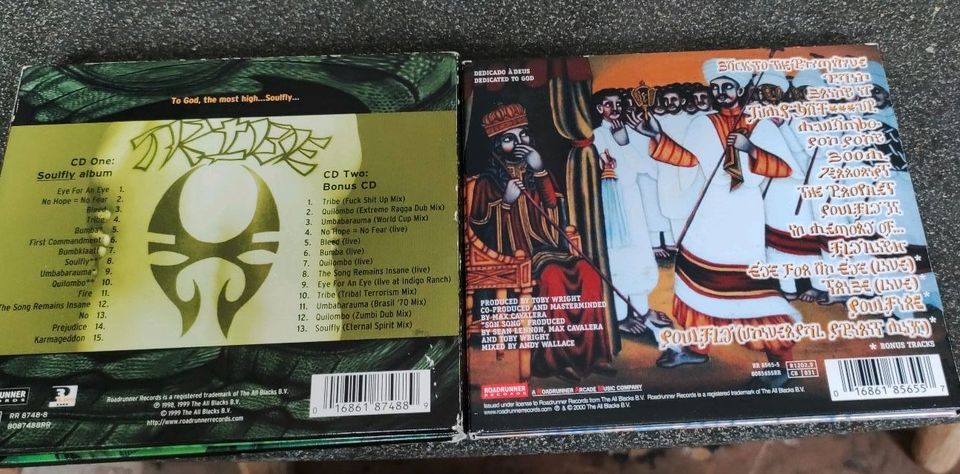 2x SOULFLY CDs "Same & Primitive" Sepultura in Leverkusen