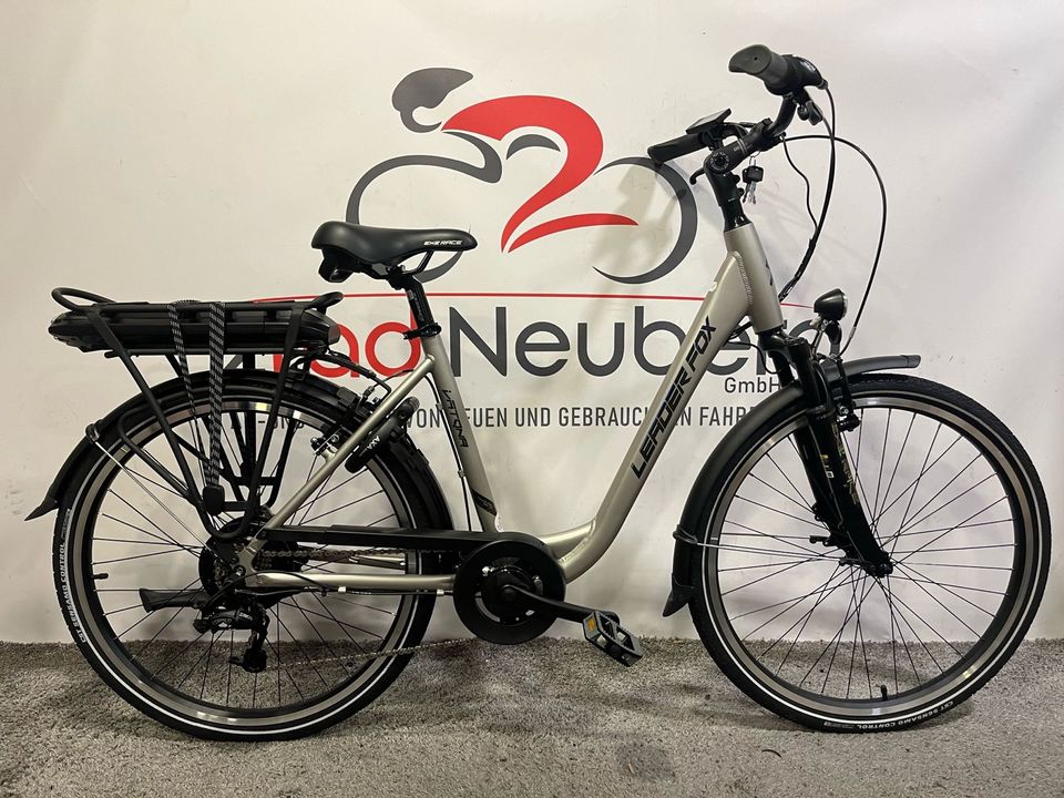 Leader Fox LATONA E-Bike 26" City Fahrrad 468Wh 45Nm Statt 1499€ in Neuberg